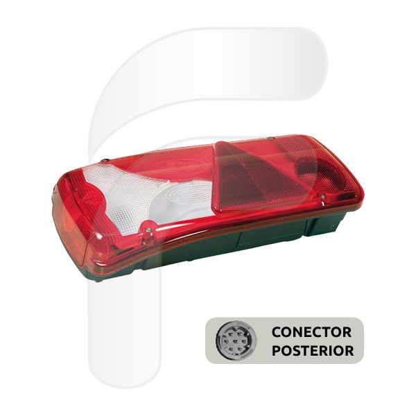 REAR LAMPS REAR LAMPS WITH TRIANGLE CON LUNA WHITE